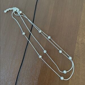 Brighton Silver Beaded Necklace